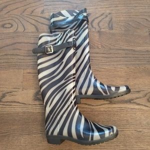 🚫SOLD🚫Ralph Lauren Rain Boots, Zebra